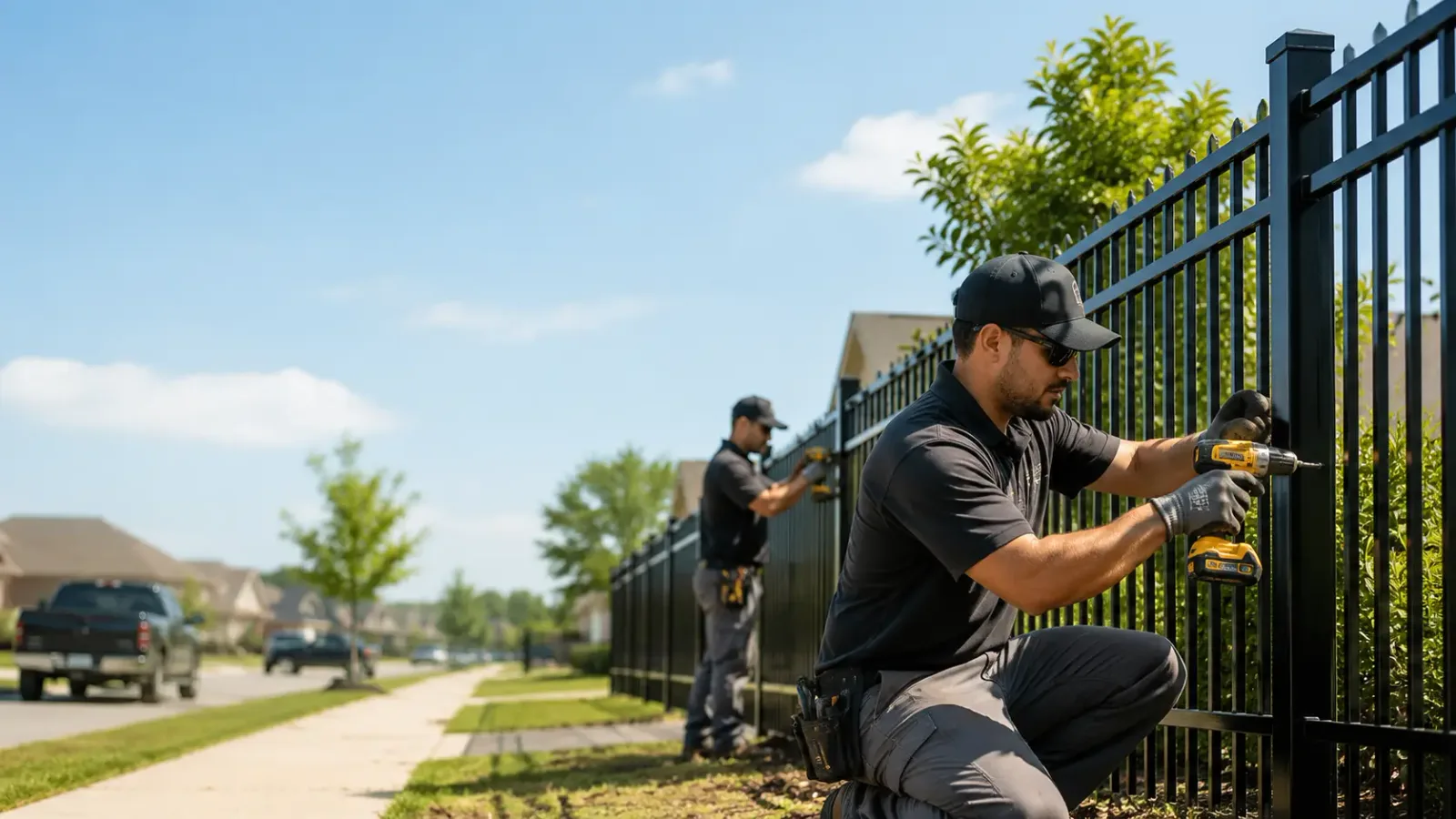 Metal Fence Installation in Deerfield, WI
